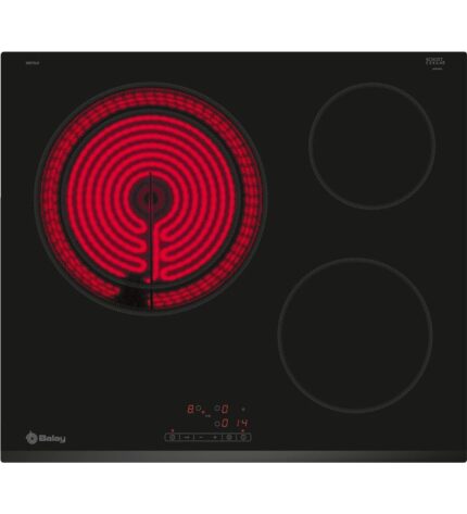Balay 3EB715LR placa vitrocerámica 60cm placa sin marco acero inoxidable