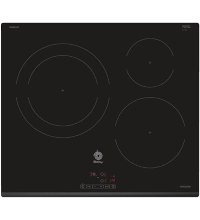 Balay 3EB865FR placa inducción 60cm sin marco de acero inoxidable