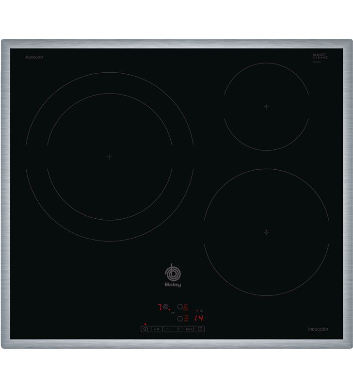 Balay 3EB865XR placa induccion independiente 60cm 3 zonas Balay 3EB865XR placa induccion independiente 60cm 3 zonas