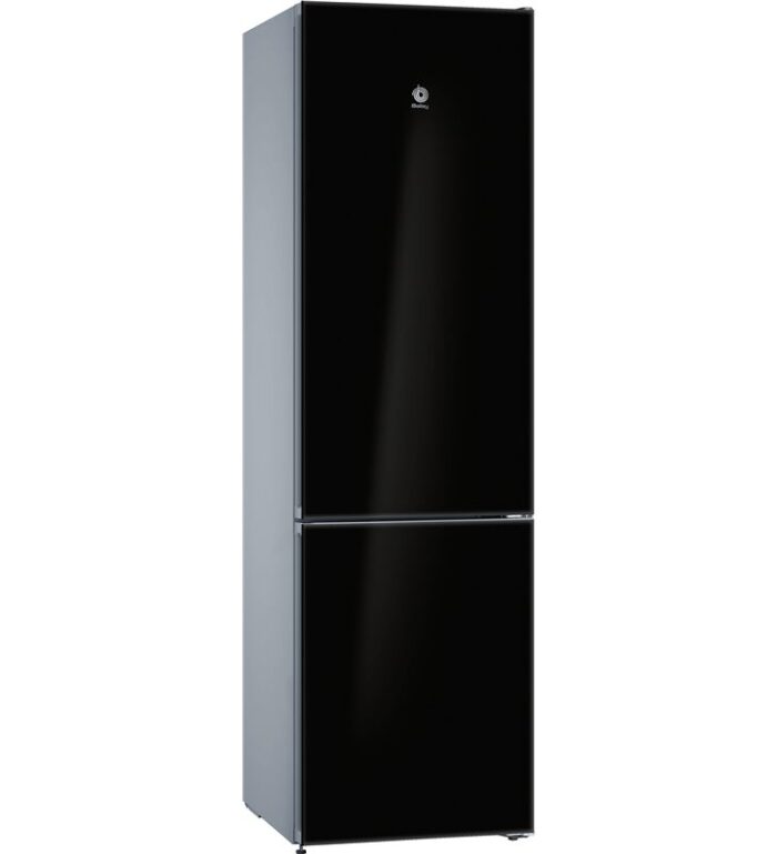 Balay 3KFD765NI frigo combi nf 203x60x66cm d cristal negro libre instalacio
