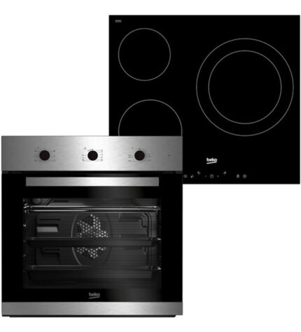 Beko BBSE12120XD Placa Conjunto horno y placa 3f 59.5x59.4x56.7cm clase a inox