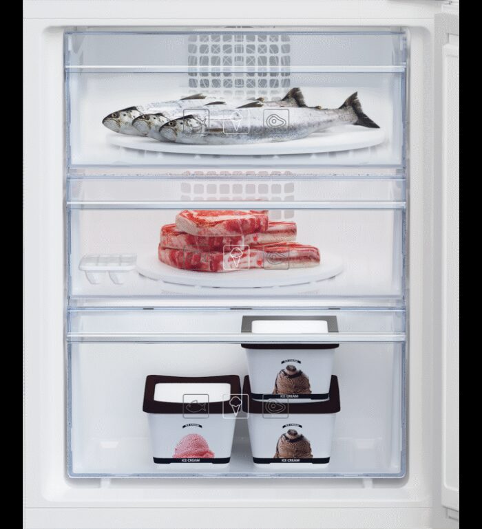 Beko BCNA275E4SN frigo combi integrable 177.5cm (177.5x54x54.5) clase e