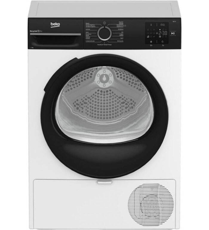 Beko BM3T37230W secadora de carga frontal con bomba de calor de 7 kg clase a+ libre instalacion