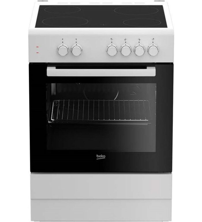 Beko FSS67000GW cocina eléctrica placa vitrocerámica 4 zonas 60cm clase a blanco