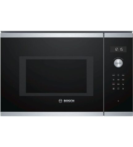 Bosch BEL554MS0 microondas con grill cristal negro con acero inoxidable