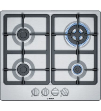 Bosch PGH6B5B90 encimera gas encastrable 60 cm 4 quemadores acero inox