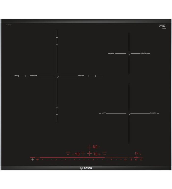Bosch PID675DC1E placa de inducción 60cm con perfiles 8 serie negro