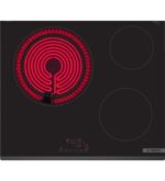 Bosch PKK631BB8E placa Vitrocerámica 60cm 3 zonas Negro Serie 4 sin perfiles