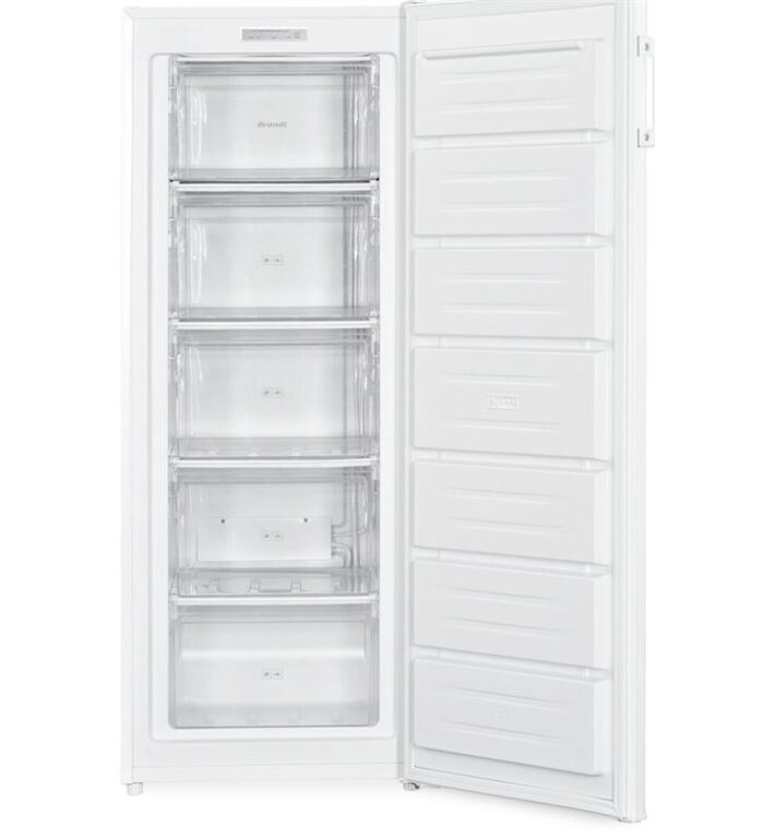 Brandt BFU4251EW congelador vertical de 142.5x54.5x57.5cm clase e libre instalacion