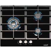 Cata 08068401 placa cristal gas lci 6021 bk Placas encimeras