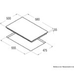 Cata 08068401 placa cristal gas lci 6021 bk Placas encimeras