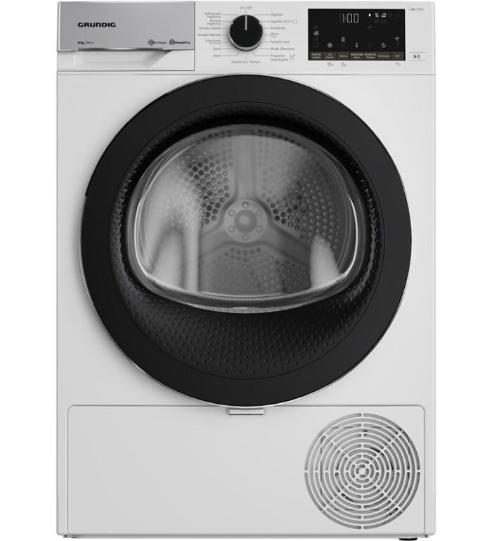 Grundig GT55824CW secadora de carga frontal con bomba de calor de 8kg clase a+++ libre instalacion