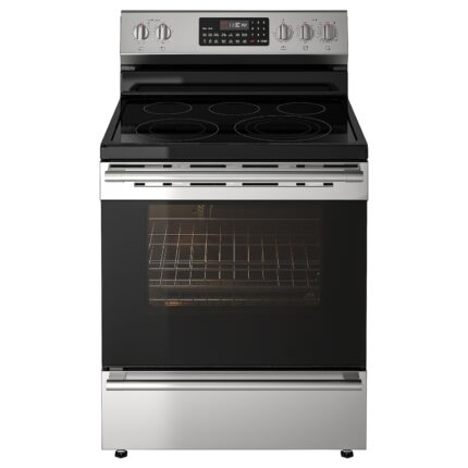 GRUNDLÄGGA Horno+estufa vitrocerámica - acero inoxidable
