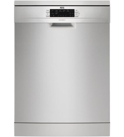 Lavavajillas Aeg FFB63700PM de 60 cm con 3ª bandeja para cubiertos 15 servicios desconexión automática display lcd 7 programas a