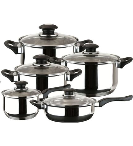 Magefesa 01BXFAMIL10 batería completa 10 piezas inox family