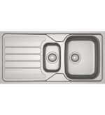 Mepamsa 101.0712.806 flash 100.50 inox fregadero rev acero inox 1000 x 500 x 155mm 7612986391176