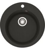 Mepamsa 143.0699.601 arco 50 negro fregadero sintetico 500 x 500 x 155mm 7612986325553
