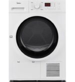 Midea MDG09H80 W-ES secadora de carga frontal con bomba de calor de 8kg clase a++ libre instalacion