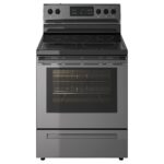 MOTSVARIG Horno+estufa vitrocerámica - negro acero inoxidable