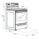 MOTSVARIG Horno+estufa vitrocerámica - negro acero inoxidable