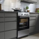 ÖRMINGE Horno+estufa de gas - acero inoxidable 24 "