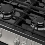 ÖRMINGE Horno+estufa de gas - acero inoxidable 24 "