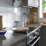 ÖRMINGE Horno+estufa de inducción - acero inoxidable 24 "