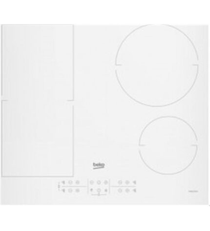 Placa inducción independiente Beko HII64200FMTW flex blanca 4 zonas 7200w