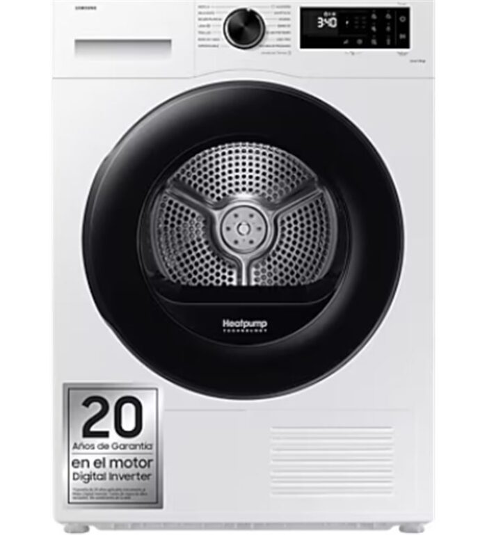 Samsung DV90CGC2A0AEEC secadora de carga frontal con bomba de calor 9kg clase a+++(b) libre instalacion