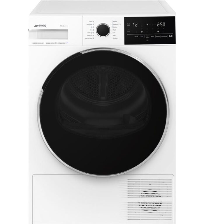 Smeg DNP93SLES secadora carga frontal 9kg clase a+++ libre instalacion