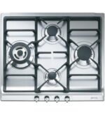 Smeg SER60SGH3 placa convencional de gas 4 zonas gas natural 60 cm