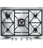Smeg SR275XGH2 encimera gas inox 70 cm gas natural