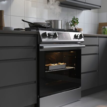 SNESSLINGE Horno+estufa de gas - acero inoxidable 30 "