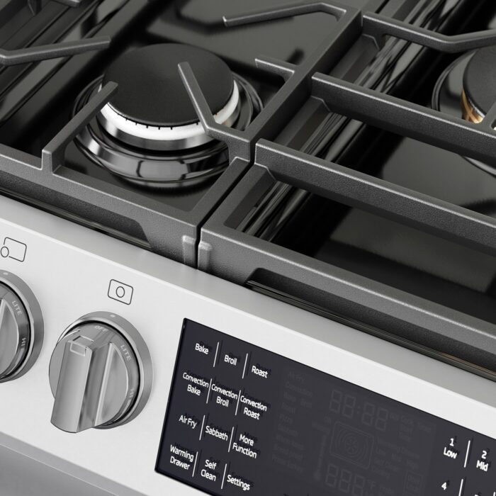 SNESSLINGE Horno+estufa de gas - acero inoxidable 30 "