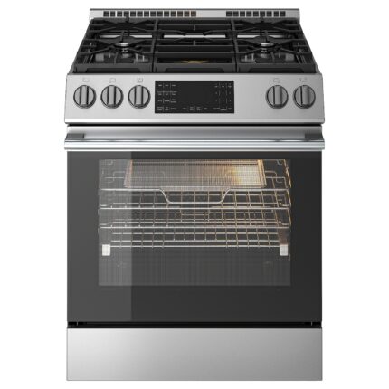 SNESSLINGE Horno+estufa de gas - acero inoxidable 30 "