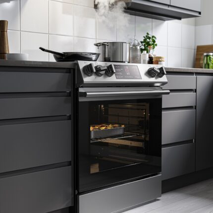 SNESSLINGE Horno+estufa vitrocerámica - acero inoxidable 30 "