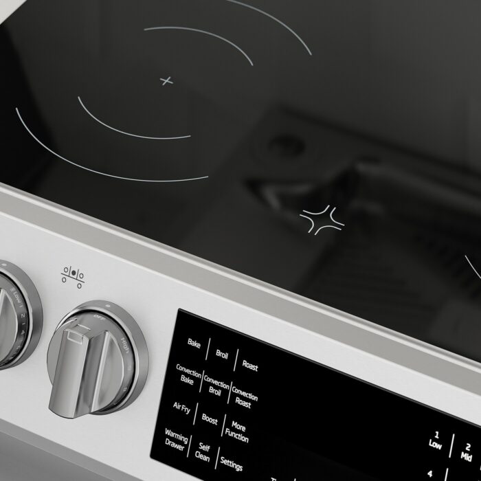 SNESSLINGE Horno+estufa vitrocerámica - acero inoxidable 30 "