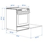 SNESSLINGE Horno+estufa vitrocerámica - acero inoxidable 30 "