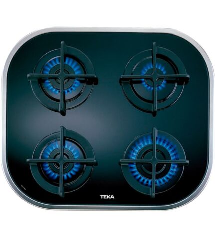 Teka 10205283 easy cg.1 4g ai al placa polivalente de 60cm con 4 quemadores gas natural negro