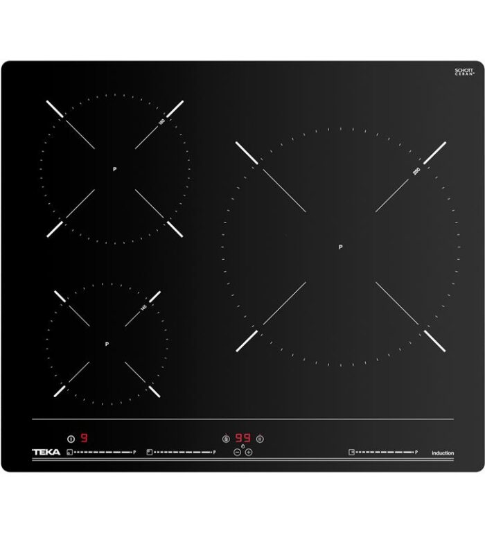 Teka 112520006 easy ibc 63010 mss placa de indución de 60 cm con 3 zonas negro