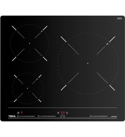 Teka 112520006 easy ibc 63010 mss placa de indución de 60 cm con 3 zonas negro