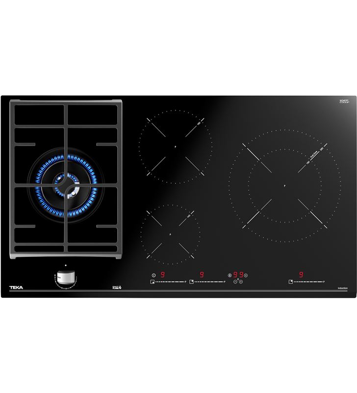 Teka 112570115 jzc 94313 abn placa hybrid de 90cm con touch control multislider y 4 zonas negro Teka 112570115 jzc 94313 abn placa hybrid de 90cm con touch control multislider y 4 zonas negro