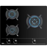 Teka 112580002 easy gbc 63010 kbn placa cristal gas de 60cm cristal negro