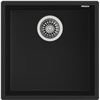 Teka 115230025 maestro square 40.40 tg fregadero bajo encimera de 50cm negro