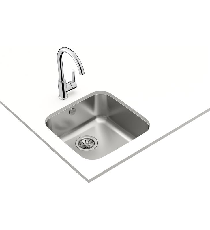 Teka 18757 total be 40.40 1c fregadero bajo encimera con cubeta de 41cm Teka 18757 total be 40.40 1c fregadero bajo encimera con cubeta de 41cm