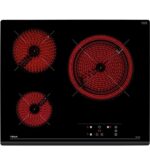 Teka 40239030 easy tz pro 6315 vitrocerámica de 60cm con 3 zonas con touch control negro - vitroceramica tz 6315