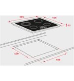 Teka 40239030 easy tz pro 6315 vitrocerámica de 60cm con 3 zonas con touch control negro - vitroceramica tz 6315