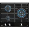 Teka MAESTRO Placa Cristal Gas GZC 63310 XBN de 60cm con función ExactFlame de gas natural