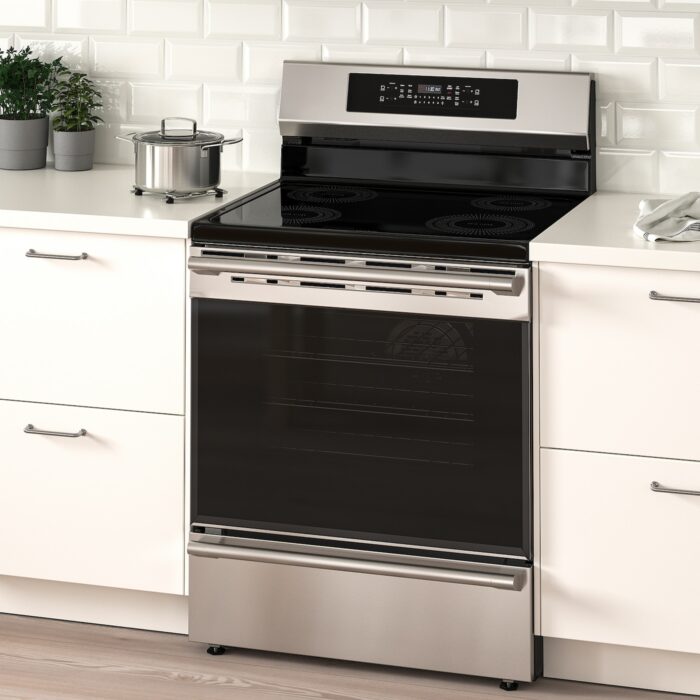 TVÄRSÄKER Horno+estufa de inducción - acero inoxidable
