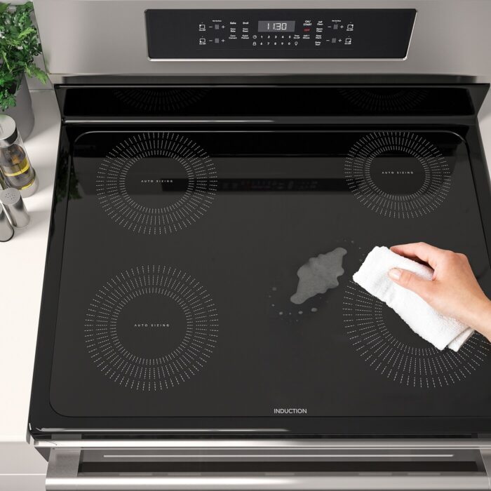 TVÄRSÄKER Horno+estufa de inducción - acero inoxidable